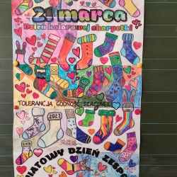 Dzień kolorowej skarpetki z okazji Światowego Dnia Dzieci z zespołem Downa